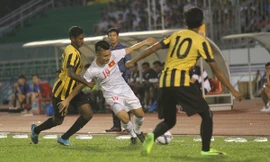 Quang Hải xứng đáng có một suất đá chính ở đội tuyển quốc gia. Ảnh: Trọng Vũ.