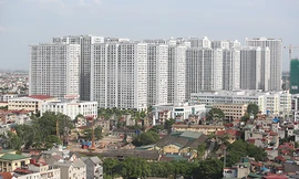 Một dự án chung cư tại Hà Nội. Ảnh: Ngọc Thành.