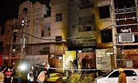 Khu vực hiện trường vụ cháy. Nguồn: HT Photo.