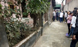 Hiện trường vụ án mạng.