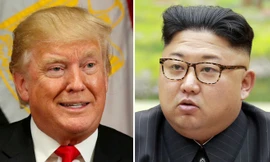 Tổng thống Mỹ Donald Trump và nhà lãnh đạo Triều Tiên Kim Jong Un. Ảnh: Reuters.
