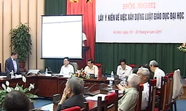 Dự thảo luật Giáo dục ĐH: Thừa! Thiếu!