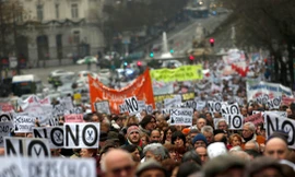 Biểu tình phản đối 'tư nhân hóa' bệnh viện tại Tây Ban Nha