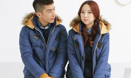Áo khoác đôi thách thức gió lạnh