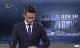 BTV Tuấn Dương gây xúc động khi dẫn live về miền Trung-'Mình xem mà cũng bật khóc thực sự'