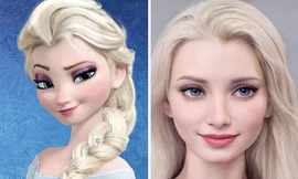 Ngạc nhiên khi nhân vật Disney biến thành người thật nhờ trí tuệ nhân tạo