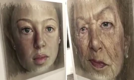 Bức tranh kỳ ảo: Nhân vật sẽ già đi theo góc độ nhìn của bạn