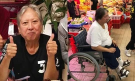 Hình ảnh mới nhất của ‘siêu sao võ thuật’ Hồng Kim Bảo sau khi sụt cân, ngồi xe lăn