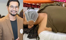 Diễn viên Huỳnh Đông bị tai nạn ngã gãy tay khi quay phim