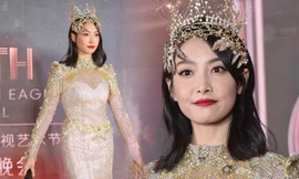 Nữ thần Kim Ưng 2020 bị chê thảm họa, dân mạng nhiệt tình ‘ném đá’ vì bộ váy quê mùa