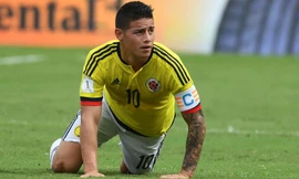 James Rodriguez nhiều khả năng vắng mặt ở trận gặp Nhật Bản.
