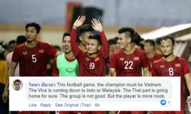 Nhiều CĐV Thái Lan tuyên bố sẽ ủng hộ U22 Việt Nam giành HCV SEA Games 30 nếu U22 Thái Lan bị loại sớm.