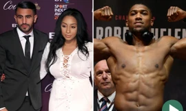 Ly thân Riyad Mahrez, Rita công khai qua lại với Anthony Joshua.