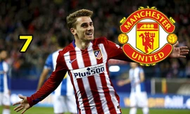 Griezmann sẽ khoác áo số 7 ở M.U?