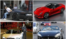 Cristiano Ronaldo sở hữu dàn siêu xe thời thượng.