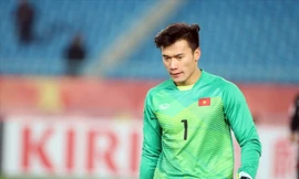 Thủ môn Bùi Tiến Dũng.