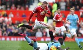 Hiệp 1 trận đấu với Man City, M.U không tung ra được cú dứt điểm nào.