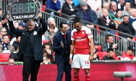 Pierre-Emerick Aubameyang không vui với thành tích của Arsenal thời gian gần đây.