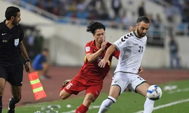 ĐT Việt Nam hòa không bàn thắng với các vị khách Afghanistan. Ảnh: Zing