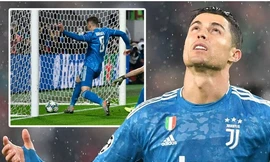 Tình huống Aaron Ramsey “cướp” bàn thắng củ Cristiano Ronaldo.