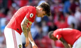 Victor Lindelof có nhiều tình huống mất tập trung trước Crystale Palace.