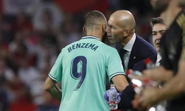 HLV Zinedine Zidane cảm ơn Karim Benzema.