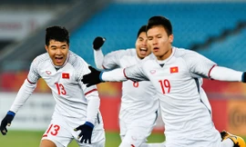 Quang Hải có màn trình diễn chói sáng ở VCK U23 châu Á 2018.