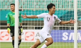 Lee Seung-woo từng ghi 2 bàn vào lưới Olympic Việt Nam tại Asiad 18.