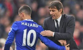 Hazard muốn HLV Conte rời khỏi Chelsea.