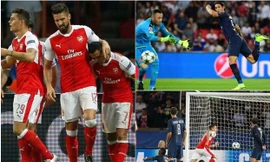 Arsenal thoát thua trước PSG.