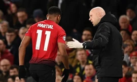 Anthony Martial không thể dự cuộc tái đấu giữa M.U và PSG.