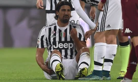 Sami Khedira dính chấn thương nặng ở dây chằng đầu gối.