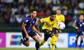 Tiền đạo nhập tịch Mohamadou Sumareh của ĐT Malaysia.