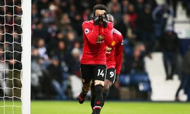 Jesse Lingard ăn mừng bàn thắng cho M.U.