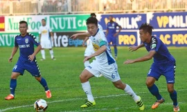 HAGL trong trận đấu với B.Bình Dương.