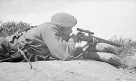 Hình ảnh chưa từng thấy về lính bắn tỉa trong Thế chiến II
