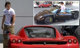 Ibrahimovic mang dàn siêu xe khủng từ Pháp sang Anh.