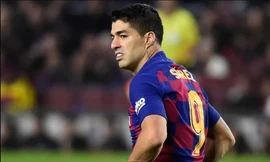 Tiền đạo Luis Suarez của Barcelona.