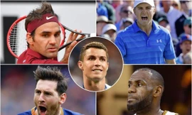 Cristiano Ronaldo vô đối về thu nhập trong vòng 1 năm qua.