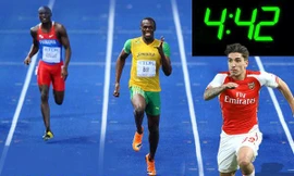 Bellerin chạy nhanh hơn cả Usain Bolt ở cự ly 40m.