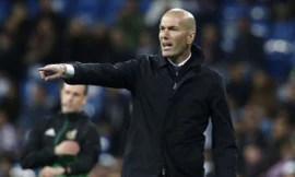HLV Zinedine Zidane muốn Real Madrid giành 24 điểm trong 8 trận còn lại.