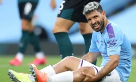 Sergio Aguero sẽ phải nghỉ thi đấu hết mùa giải vì chấn thương.