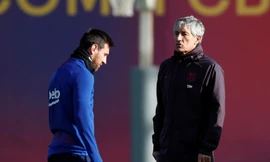 Lionel Messi bất đồng với HLV Setien.