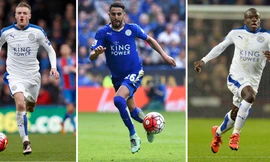 N'Golo Kante, Jamie Vardy và Riyad Mahrez đều có điều khoản phá vỡ hợp đồng không cao hơn 25 triệu euro.