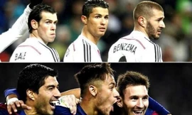 BBC và MSN không còn là "tam tấu" hay nhất châu Âu.