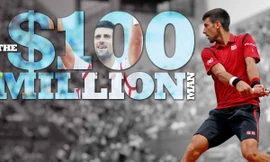 Djokovic cán mốc 100 triệu USD tiền thưởng.