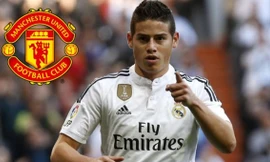 M.U muốn có James Rodriguez trong hè 2017.