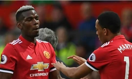 Anthony Martial và Paul Pogba bị ĐT Pháp trả về vì chưa bình phục chấn thương.