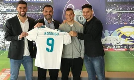 Rodrigo Rodrigues trong ngày ra mắt Real Madrid.