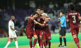 Đội tuyển Thái Lan thắng thuyết phục đội tuyển UAE.